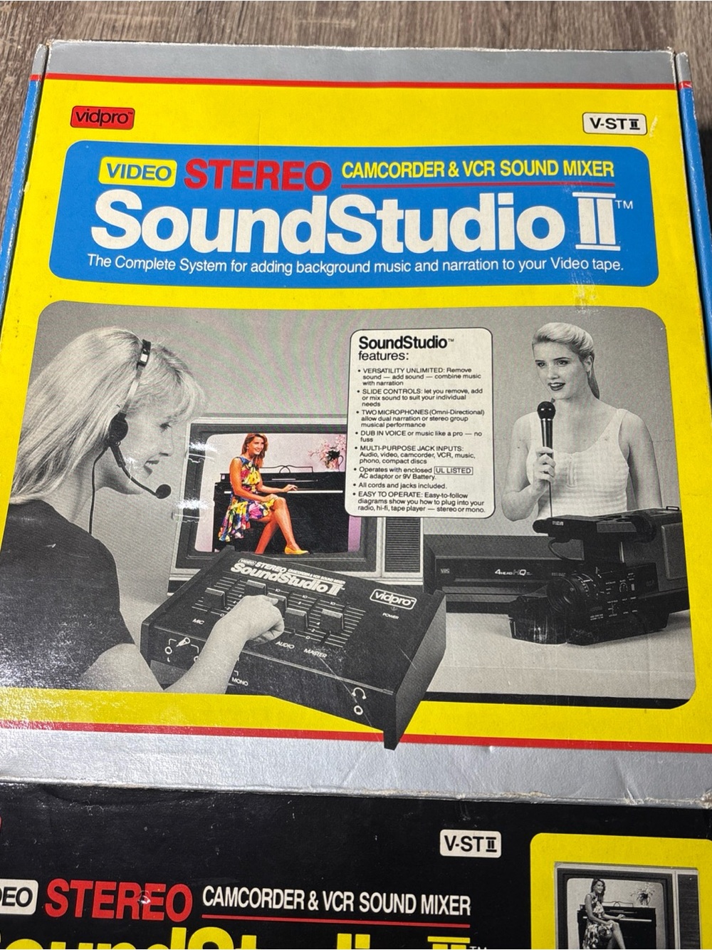 VIDPRO VIDEO Sound studio II Camcorder & VCR Sound MIXER NEW